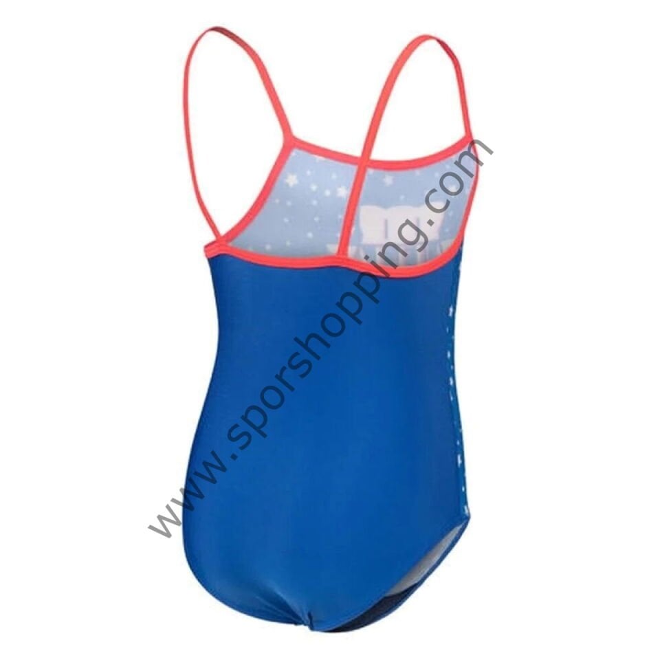 Arena Friends Swimsuit U Back Çocuk Mavi Yüzücü Mayosu 006301850