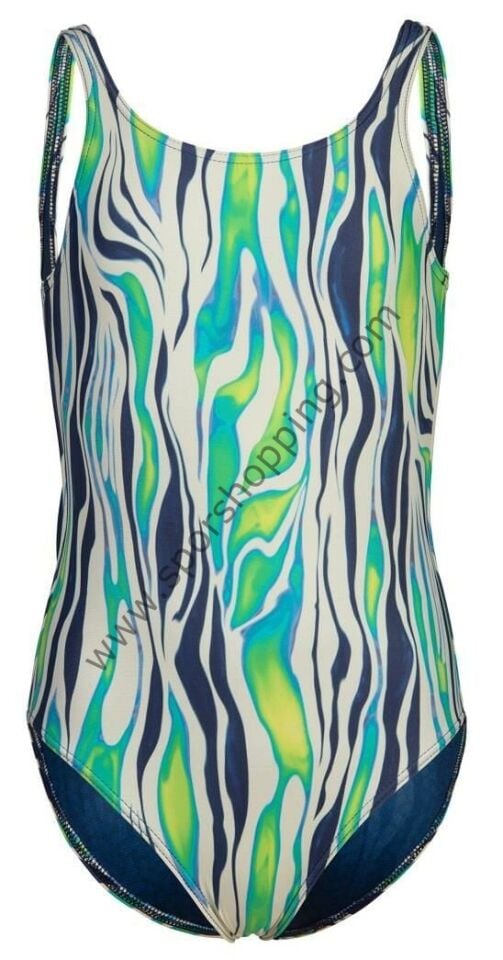 ARENA WATER PRINT KIZ ÇOCUK YÜZÜCÜ MAYOSU 007319601