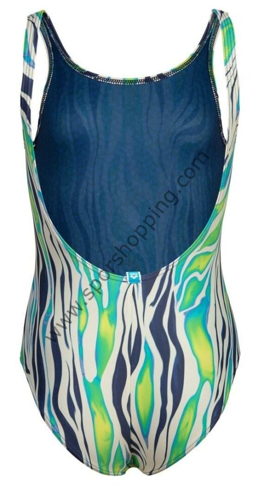 ARENA WATER PRINT KIZ ÇOCUK YÜZÜCÜ MAYOSU 007319601