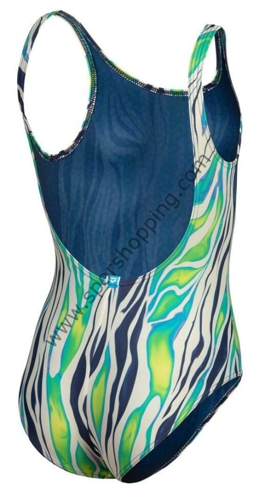 ARENA WATER PRINT KIZ ÇOCUK YÜZÜCÜ MAYOSU 007319601