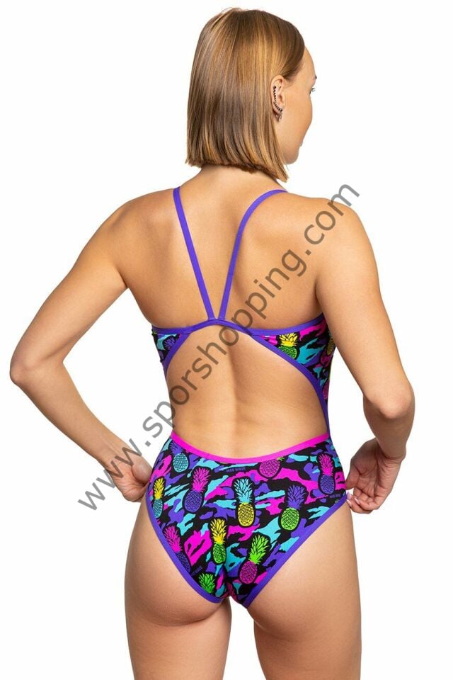 Mad Wave Kadın Mayo antichlor Daria PBT J8, Mor