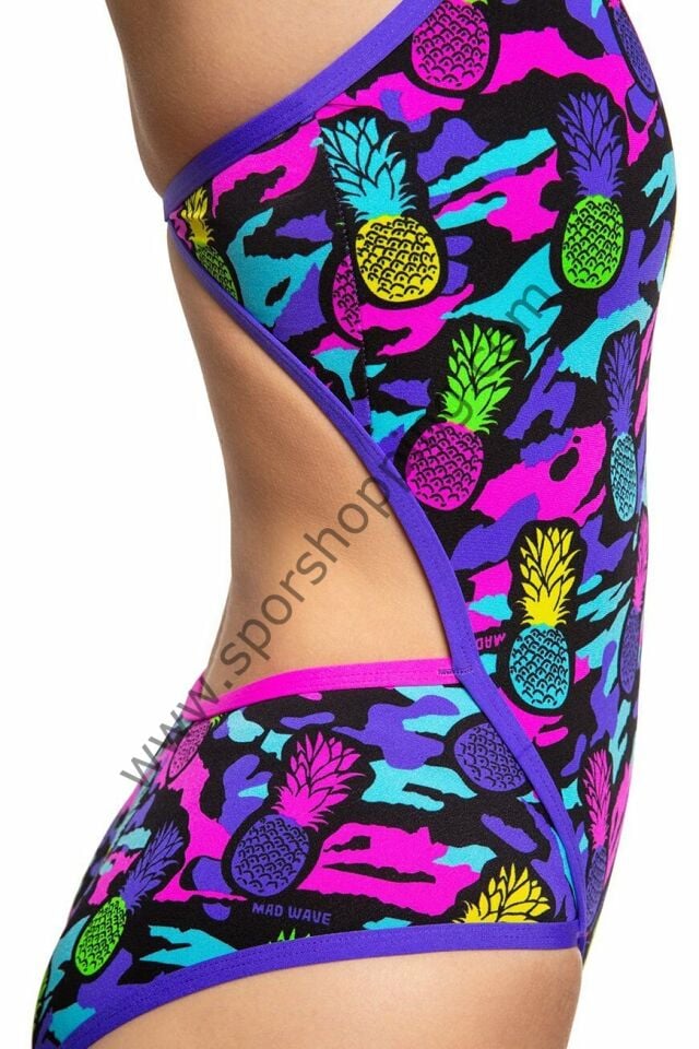 Mad Wave Kadın Mayo antichlor Daria PBT J8, Mor