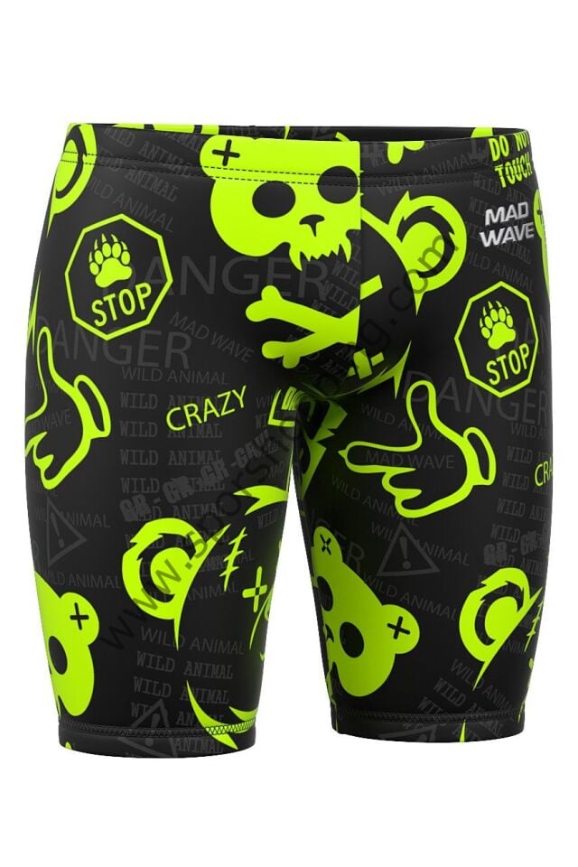 Mad Wave Erkek Jammer Mayo – Drive PBT H5 Crazy Bear | Klor Dayanıklı, Renkli ve Eğlenceli Tasarım
