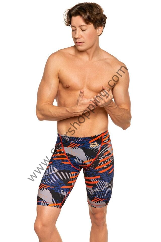 Mad Wave MW Revolt Men Jammer S7 Multicolor Erkek ve erkek çocuk Yarış Mayosu