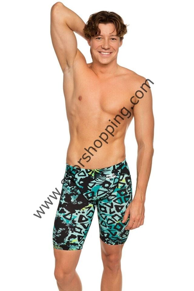 Mad Wave MW Revolt Men Jammer A1 Blue Erkek ve Erkek çocuk Yarış Mayosu