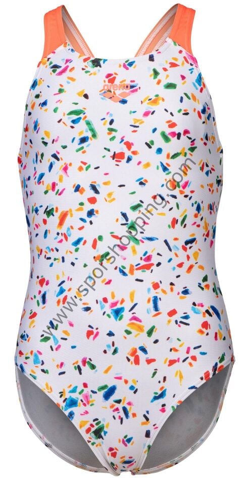 ARENA CONFETTI KIZ ÇOCUK YÜZÜCÜ MAYOSU 009089750