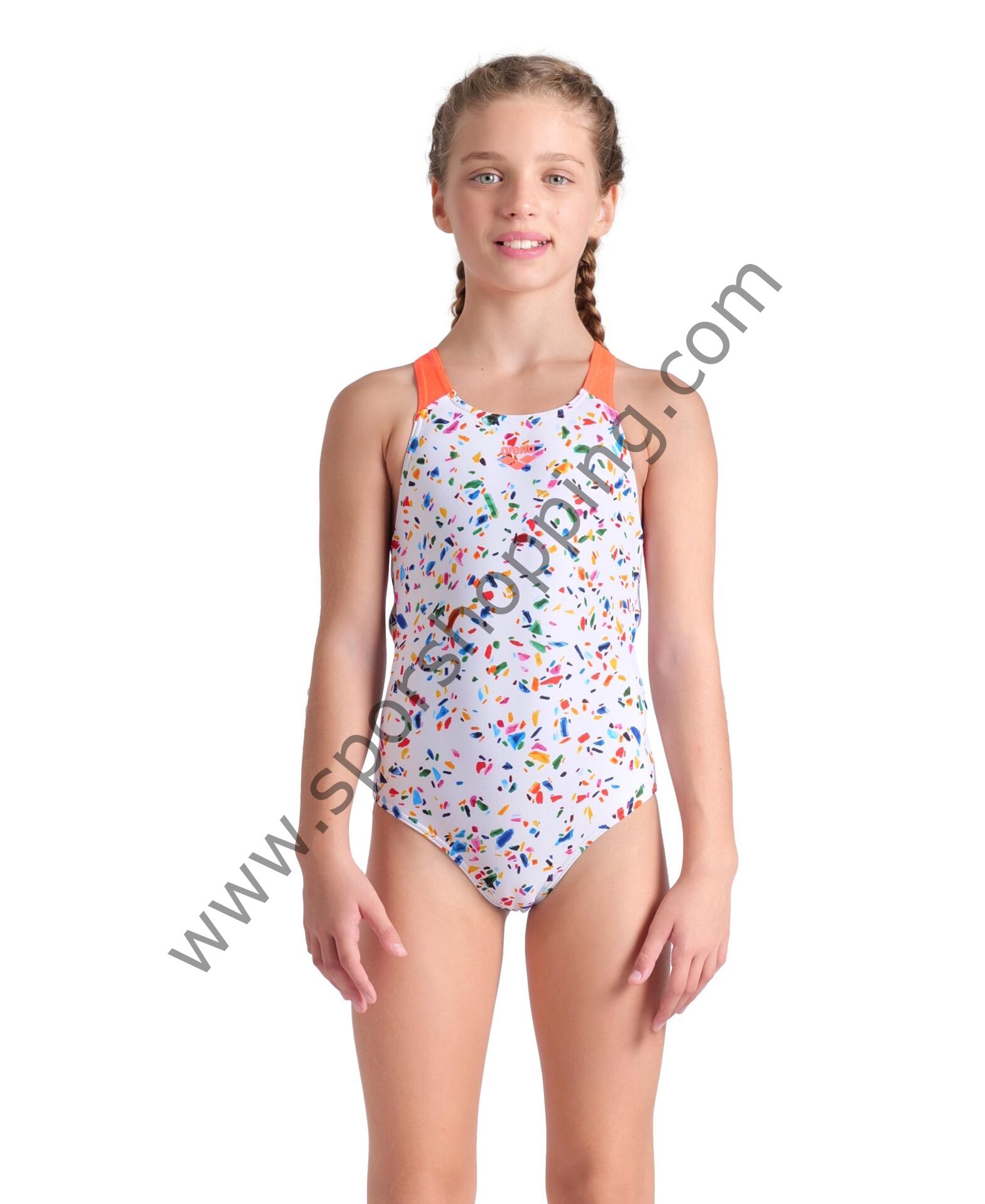 ARENA CONFETTI KIZ ÇOCUK YÜZÜCÜ MAYOSU 009089750