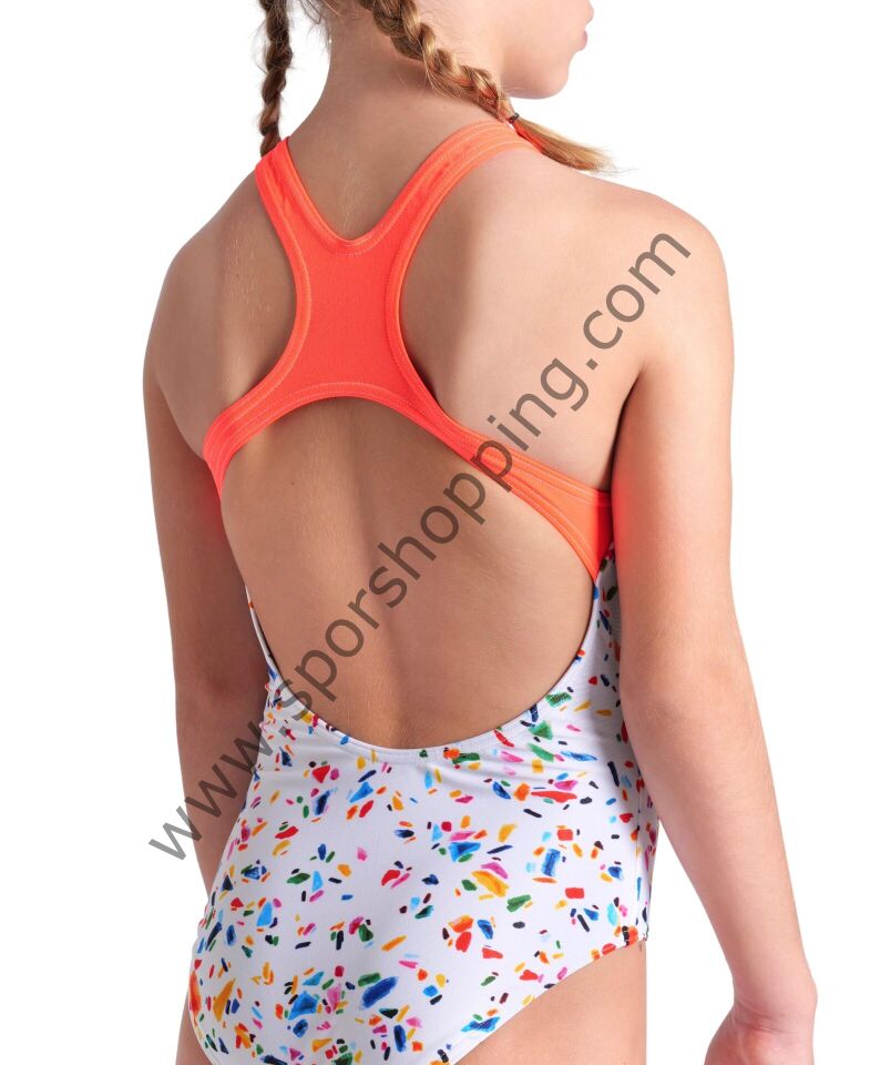 ARENA CONFETTI KIZ ÇOCUK YÜZÜCÜ MAYOSU 009089750