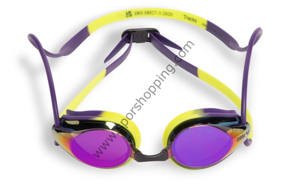 Arena Tracks Mirror Yüzücü Gözlüğü – Mor / Sarı 92370110