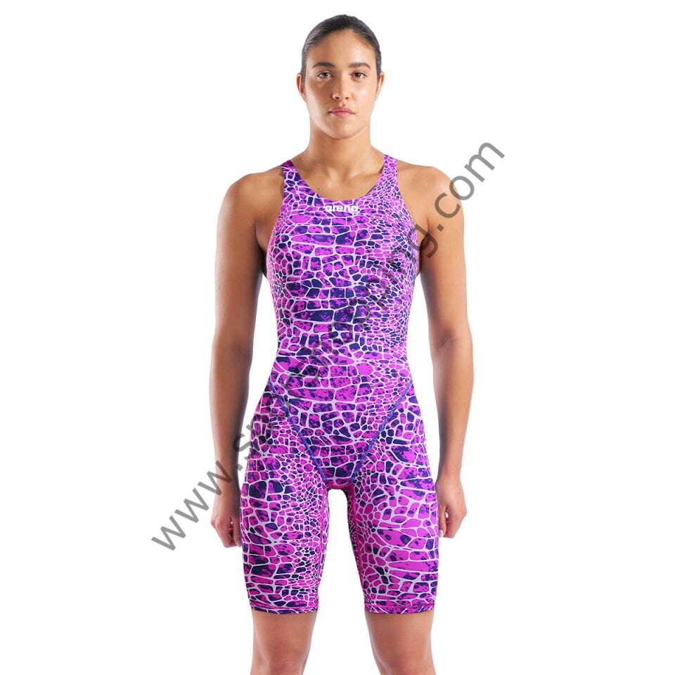 Arena Powerskin ST Next Limited Edition Kadın Yarış Mayosu – Mor Desenli 006349206