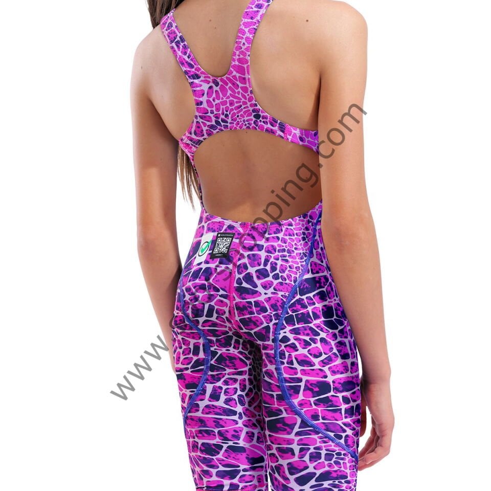 Arena Powerskin ST Next Limited Edition Kız çocuk Yarış Mayosu – Mor Desenli 006350206