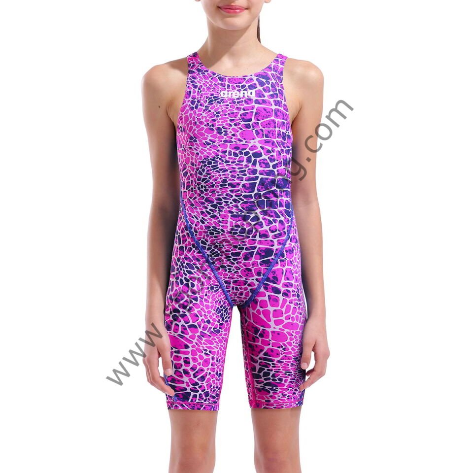 Arena Powerskin ST Next Limited Edition Kız çocuk Yarış Mayosu – Mor Desenli 006350206