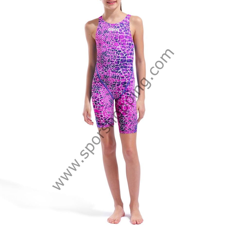 Arena Powerskin ST Next Limited Edition Kız çocuk Yarış Mayosu – Mor Desenli 006350206
