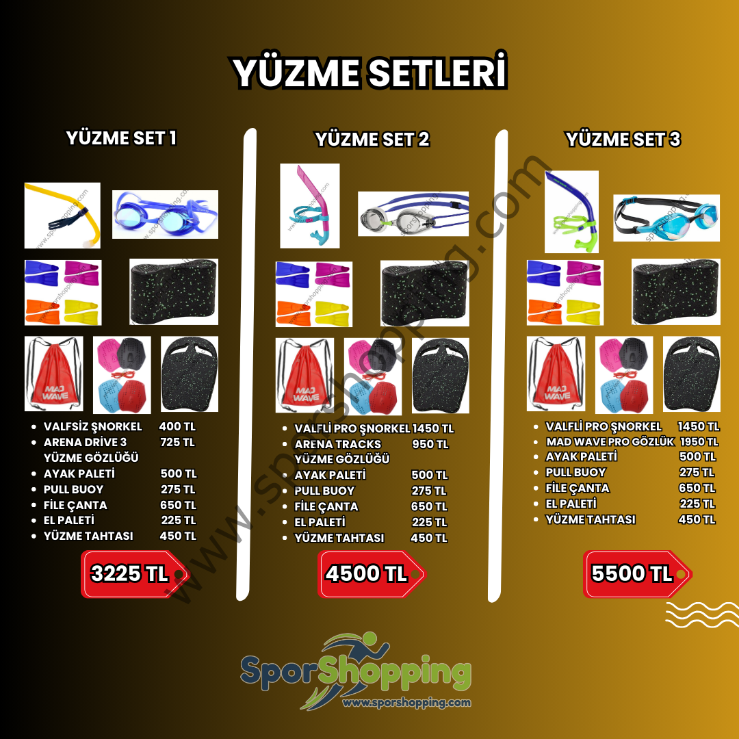 YÜZME SETLERİ