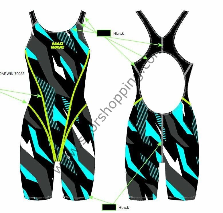 Mad Wave Kadın Mayo antichlor Kneeskin PBT J1