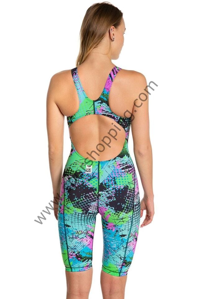 Mad Wave Kadın Yarış Mayosu – Revolution S5 Azure | FINA Onaylı, Renkli ve Yüksek Performanslı