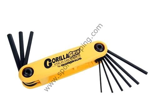 BONDHUS WRENCH ALLEN SET GORILLA 5/64 - 1/4