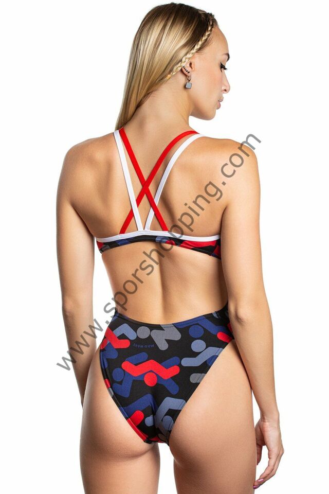 Mad Wave Kadın Yüzücü Mayosu Crossback I5