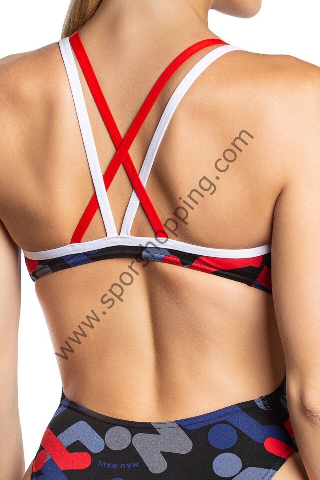 Mad Wave Kadın Yüzücü Mayosu Crossback I5