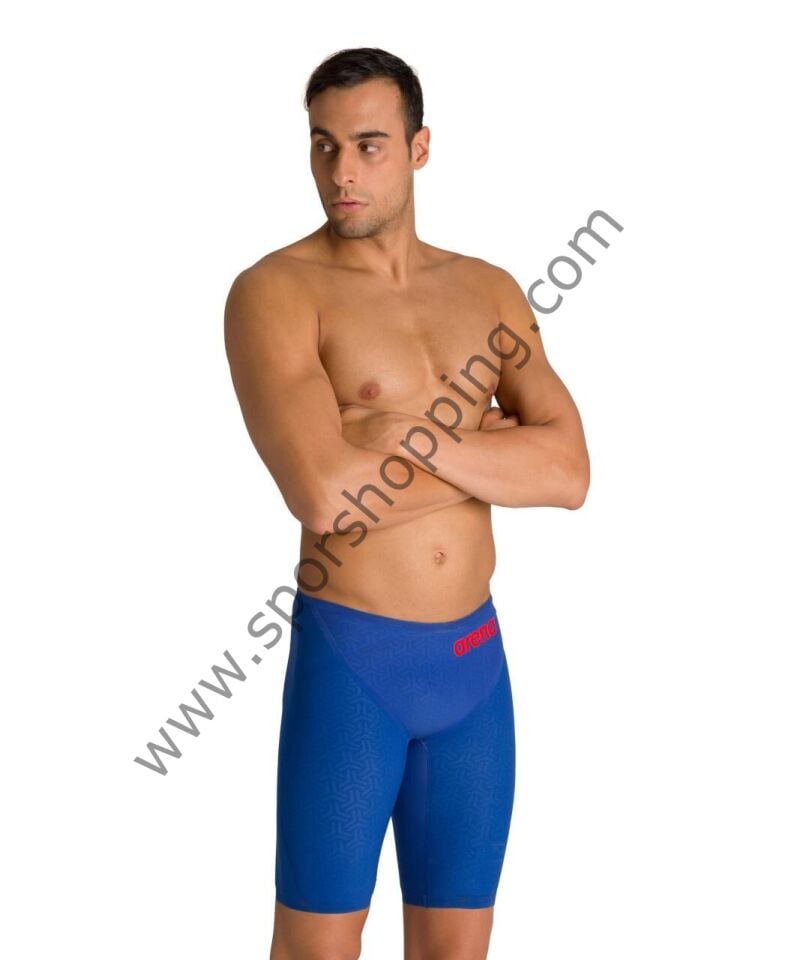 Arena Powerskin Carbon Glide Erkek Yarış Mayosu – FINA Onaylı, Mavi (003665730)