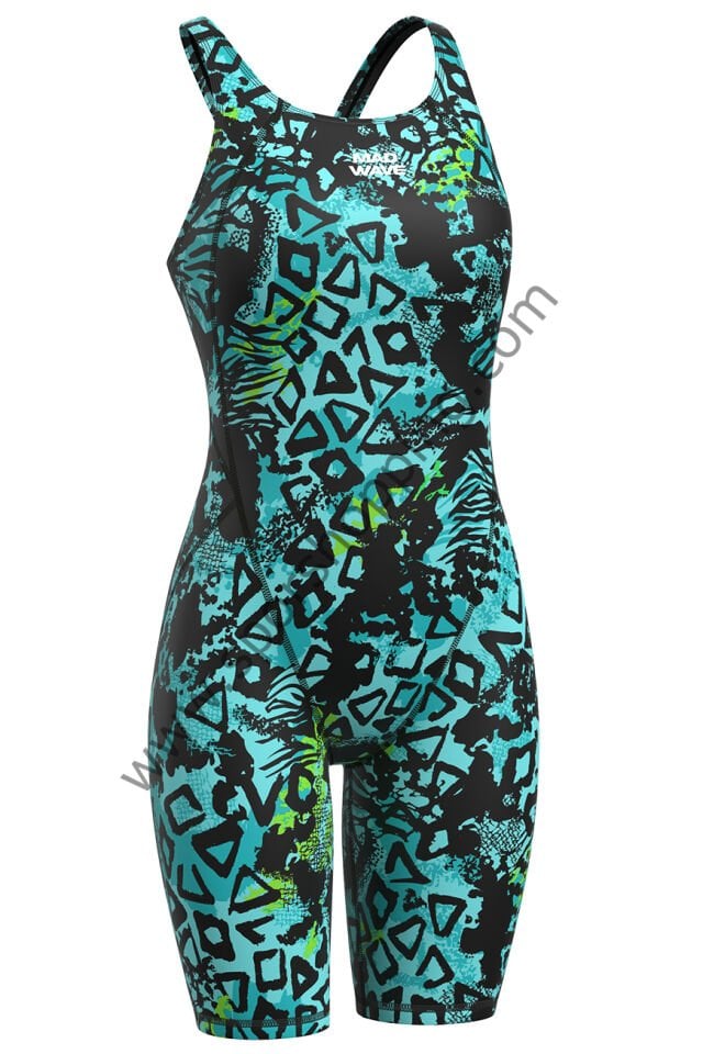 Mad Wave MW Revolt Women Kneeskin A1 Blue Kadın ve kız çocuk Yarış Mayosu