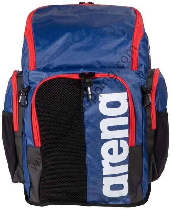 Arena Spiky III Backpack 45L Yüzücü Sırt Çantası – Mavi/Kırmızı  005569108