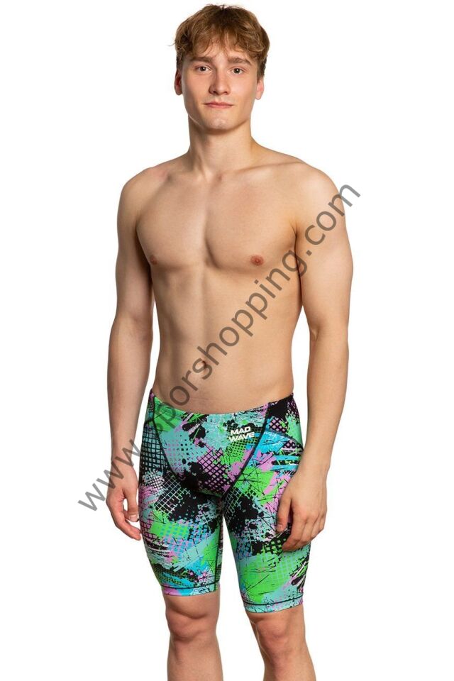 Mad Wave Revolution S5 Erkek Yarış Jammer Mayosu – FINA Onaylı | Profesyonel Performans