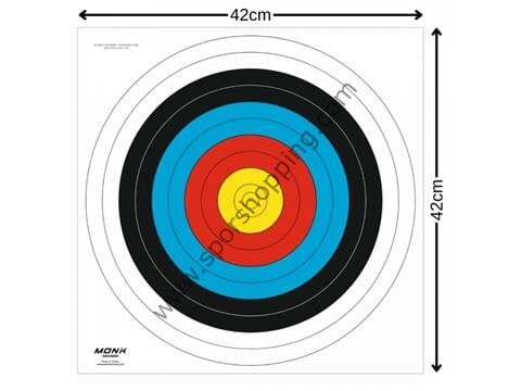 Monk Hedef Kağıdı 40 Cm 10 Halka