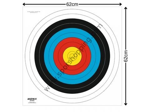 Monk Hedef Kağıdı 60 Cm 10 Halka