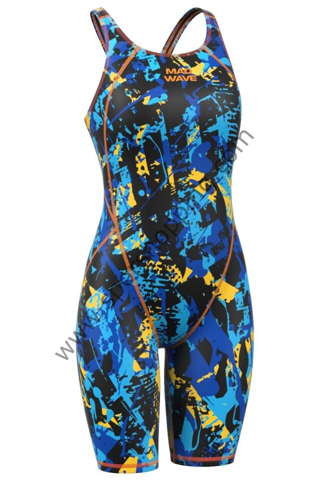 Mad Wave FINA Onaylı Kadın Yarış Mayosu Women Racing Suits Revolution X8 Blue